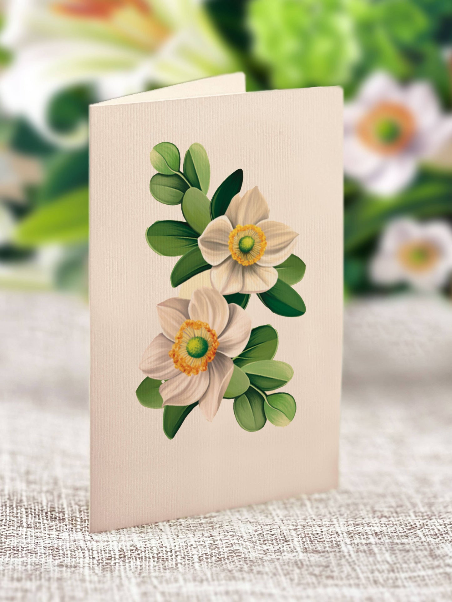 Ivory & Sage Pop-up Greeting Cards