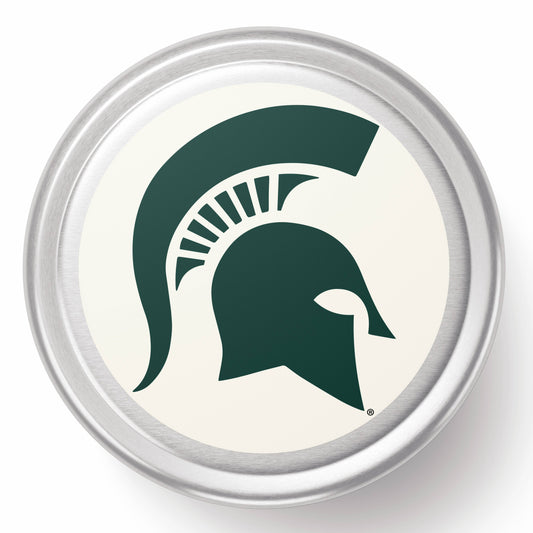 Michigan State University® 11 oz Wooden Wick Tin Candle