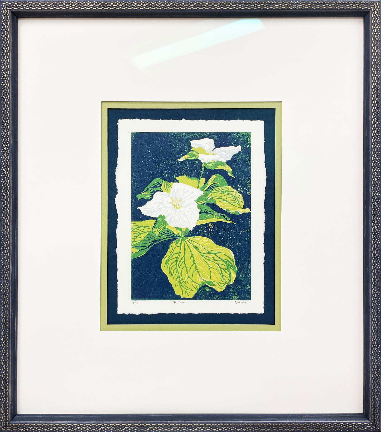Trillium Original Block Print - Special Edition