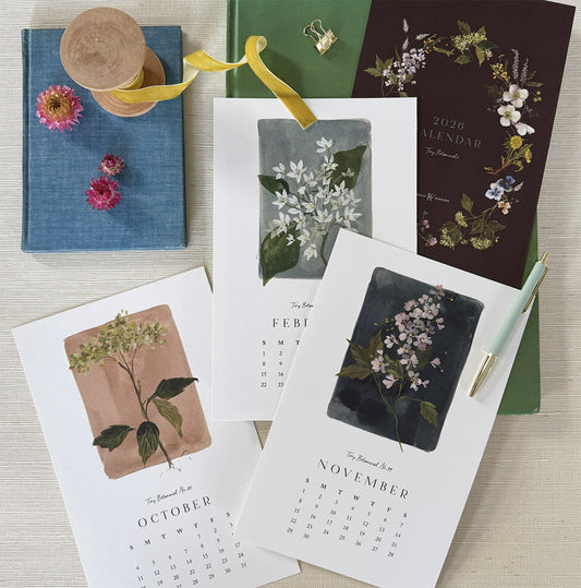 2026 Tiny Botanicals Calendar by Kelly Ventura