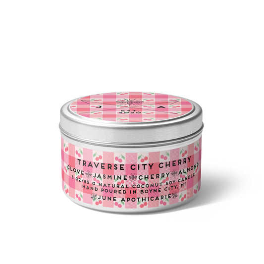 Traverse City Cherry 4oz Travel Candle