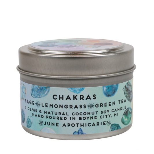Chakras 4oz Travel Candle