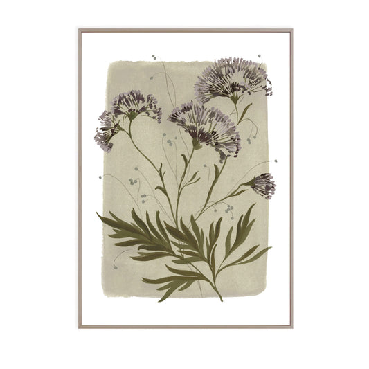 Floral fine art print featuring a reproduction of an original watercolor painting by Michigan artist Kelly Ventura.