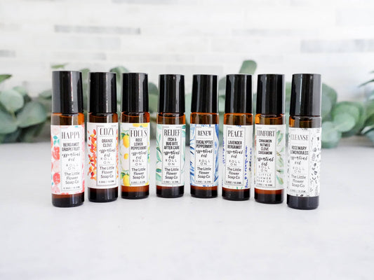 Orange Clove Essential Oil Roll-on Fall Aromatherapy COZY