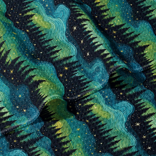 The Northern Lights Set of 3 Double Sided Dish Cloths
