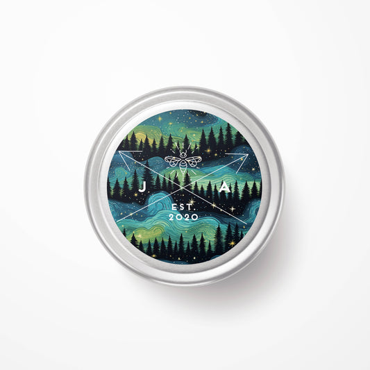 Aurora Borealis 4oz Travel Candle