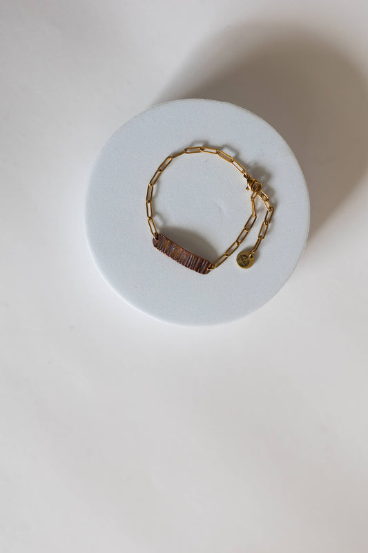 Refined Through Fire Copper Bracelet