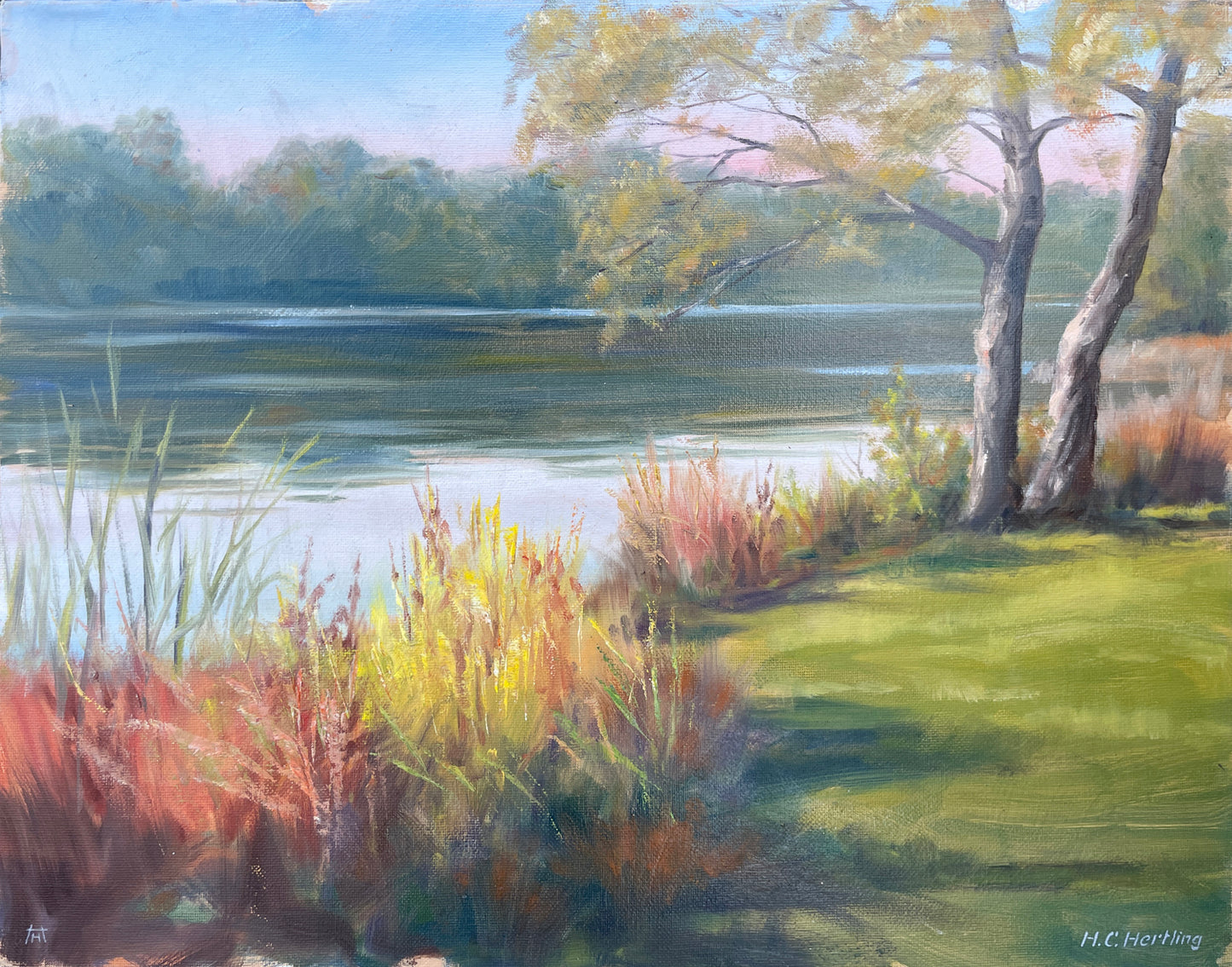 Autumn's Begun - oil