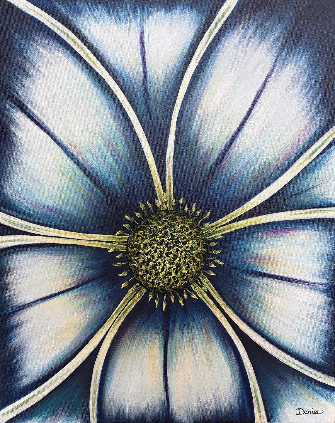 Contemporary floral paintings by Denise Cassidy Wood of Northville, Mich. 