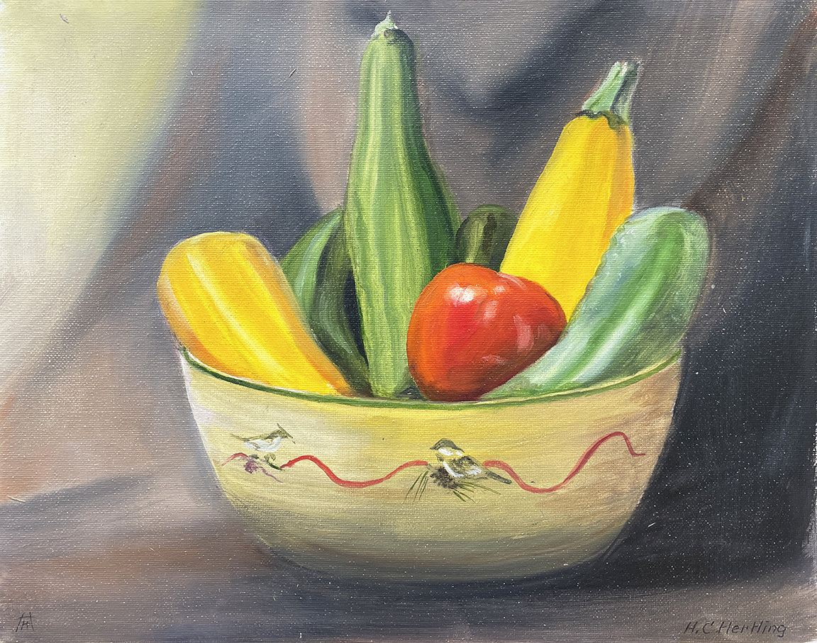 Veggies - oil – Main Street Art, image size:1152x907
