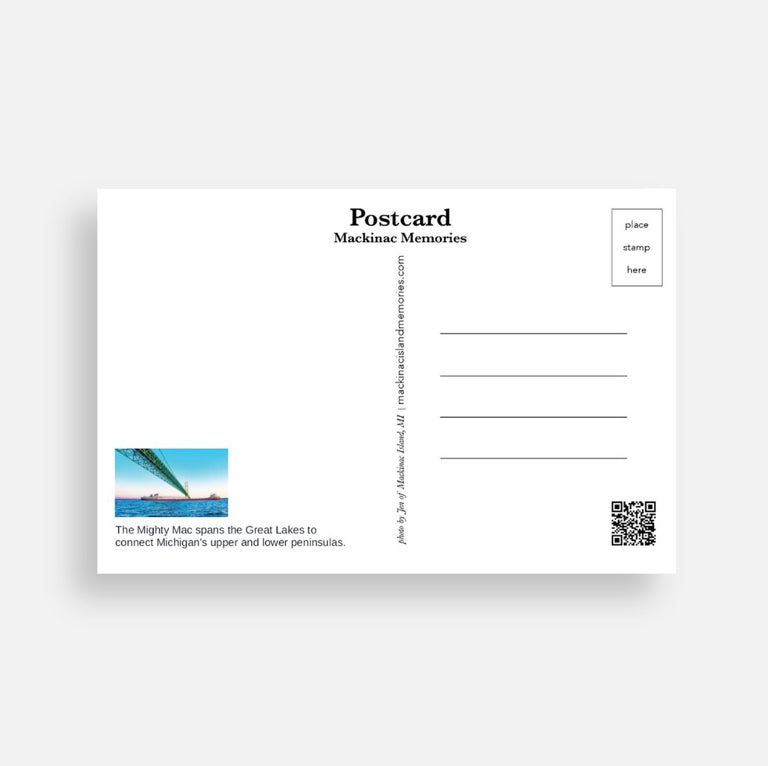 Strong Foundation Mackinac Bridge Postcard