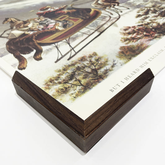 Santa Night Before Christmas Poster