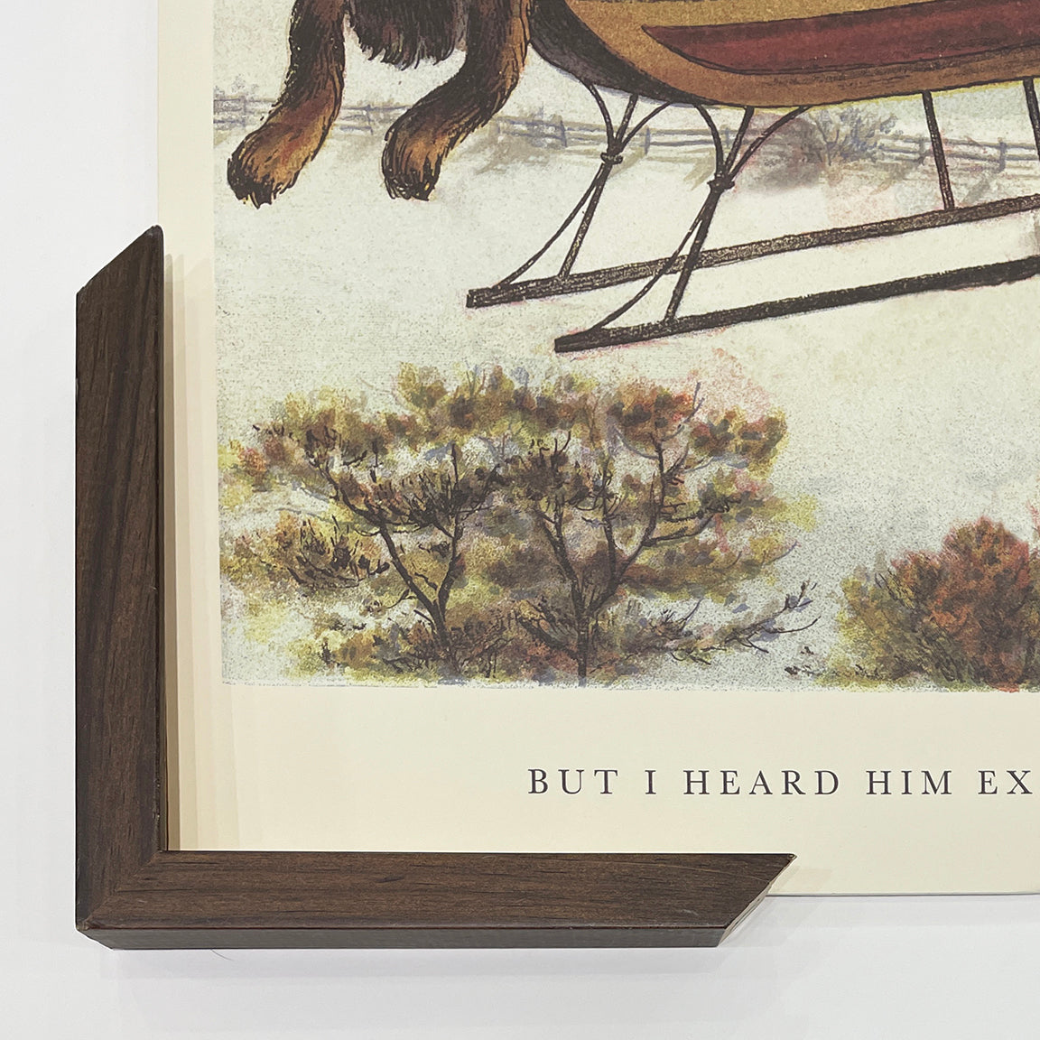 Santa Night Before Christmas Poster