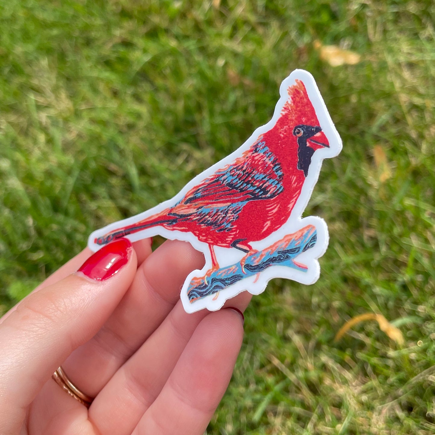 Cardinal Vinyl Sticker