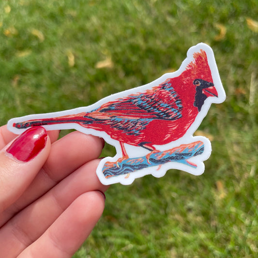 Cardinal Vinyl Sticker