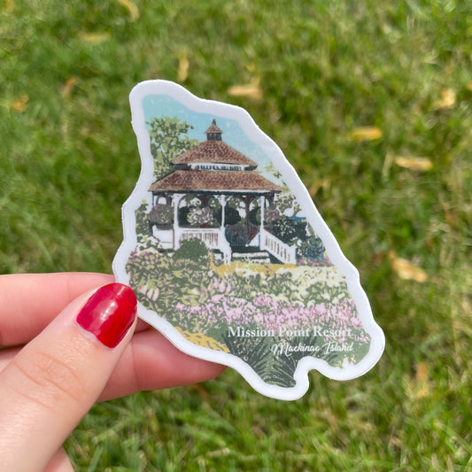 Mission Point Gazebo Vinyl Sticker