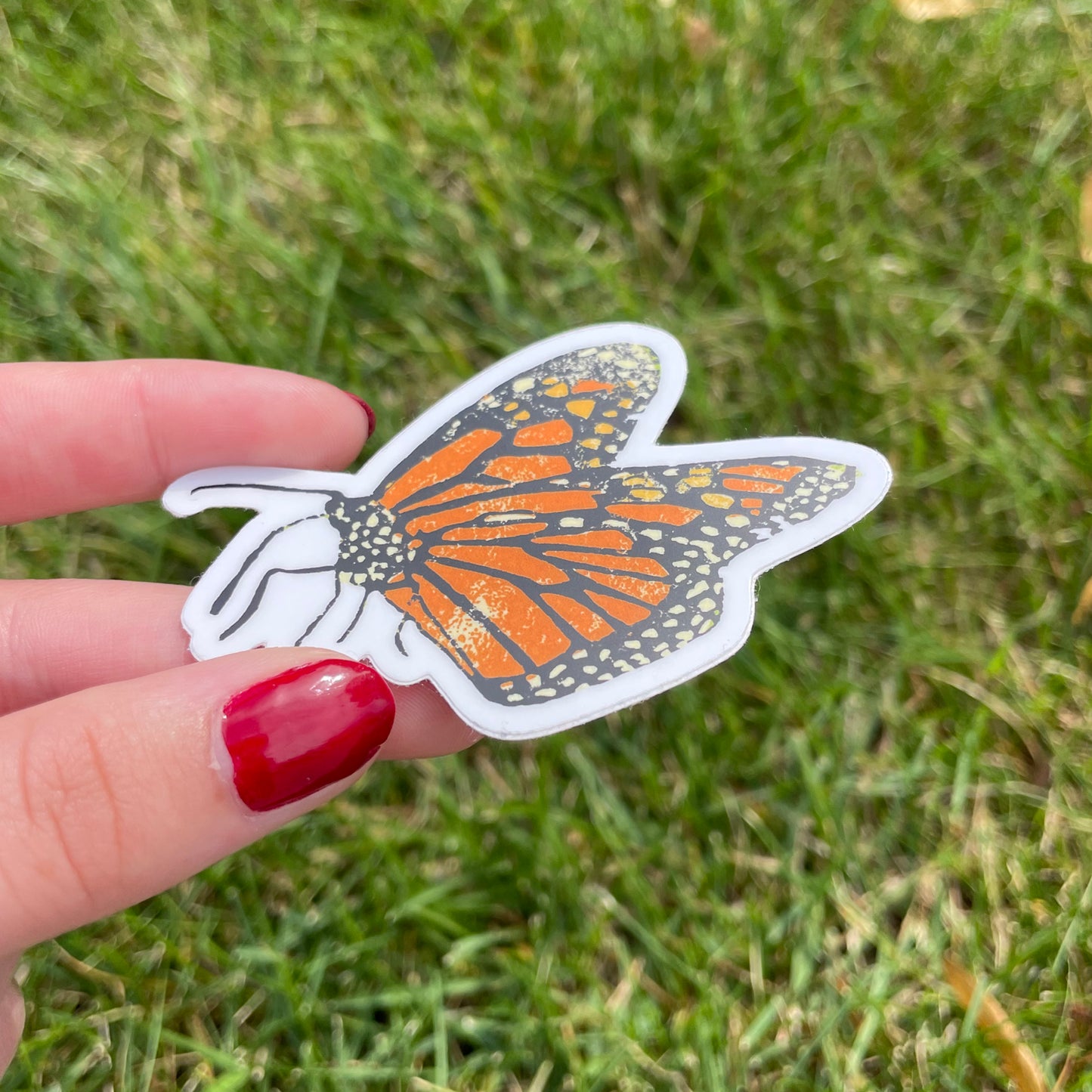 Monarch Vinyl Sticker