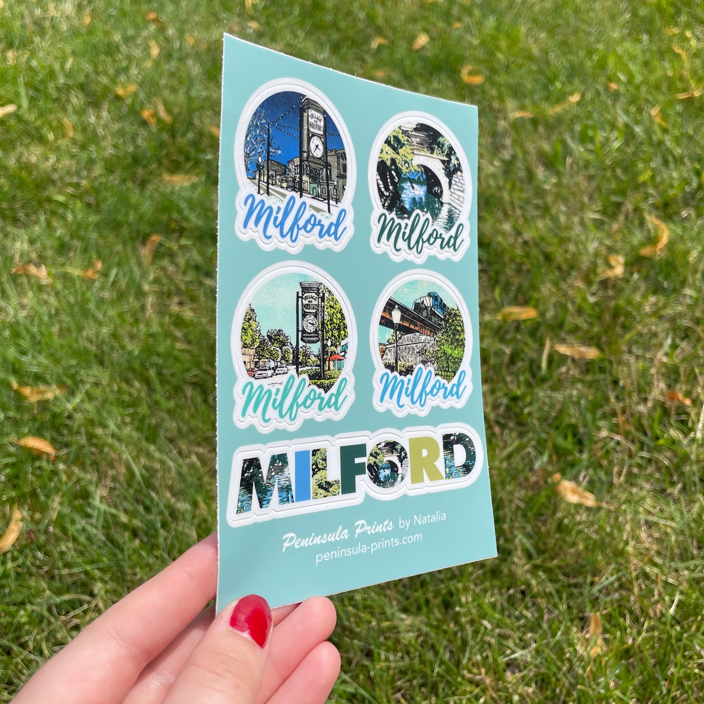 Milford Collection Vinyl Sticker Sheet