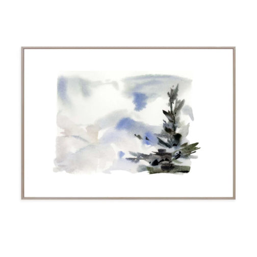 Tiny Botanicals Tree Study No. 1 Fine Art Print by Kelly Ventura.