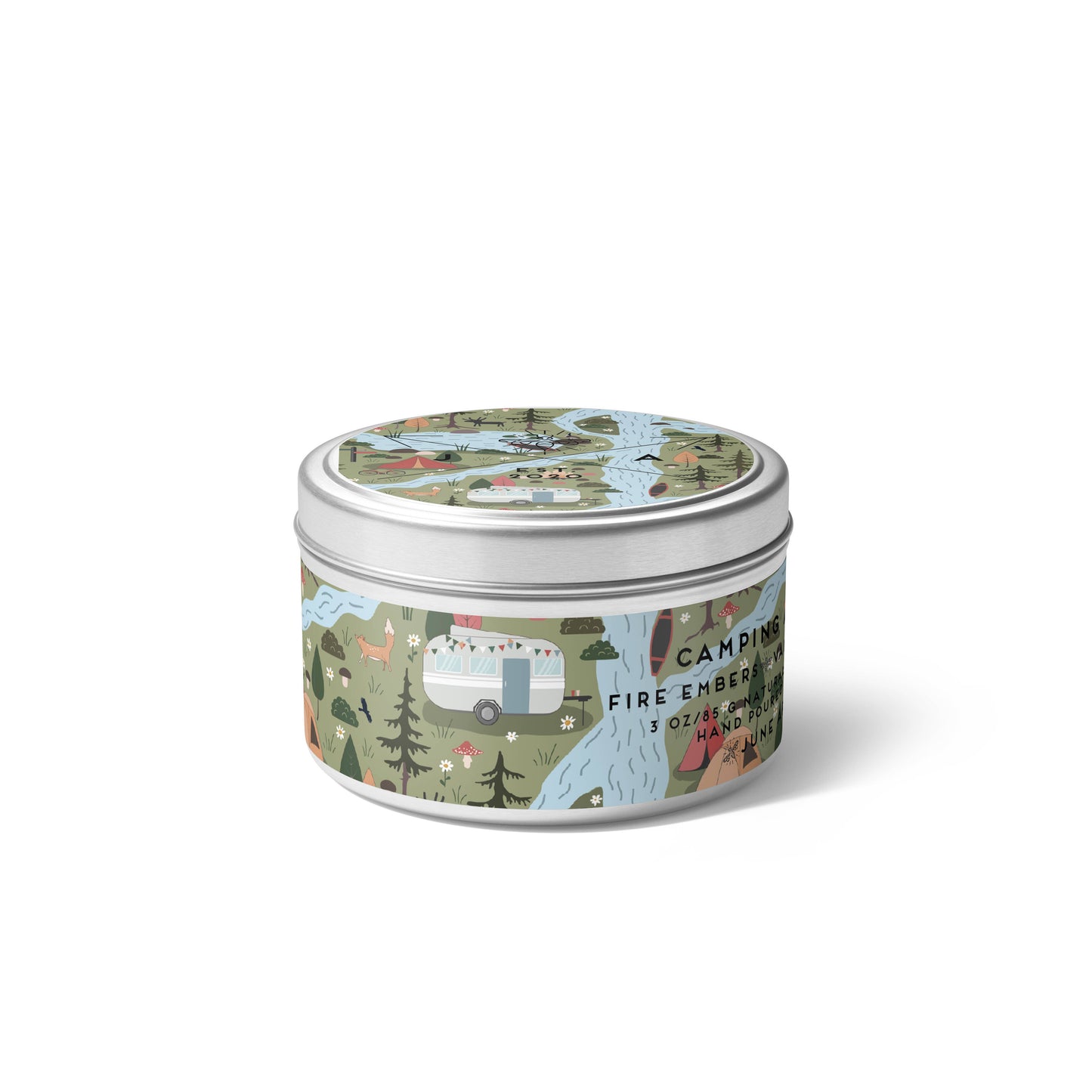 Camping Adventures 4 oz Travel Candle