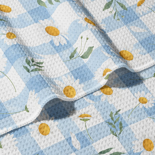 Daisy Double Sided Waffle Dish Towel