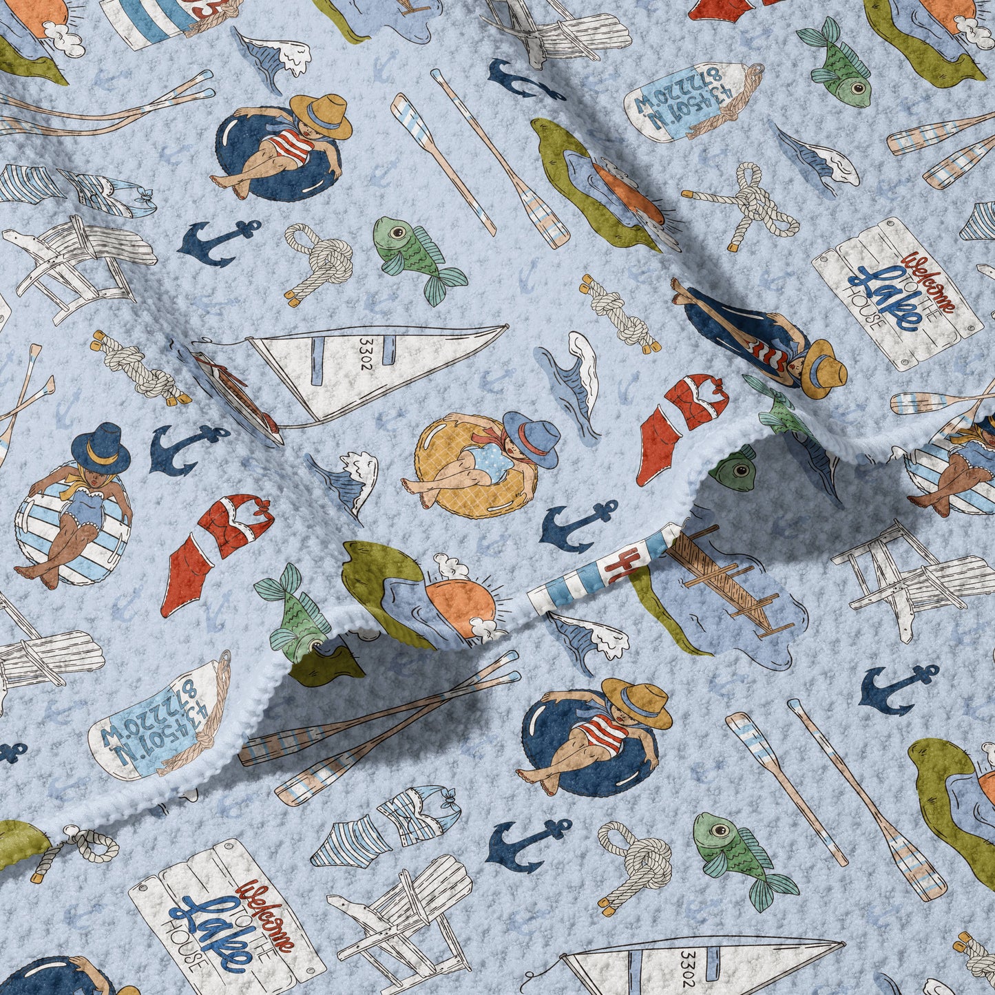 The Lake House Recycled Waffle Dish Towel