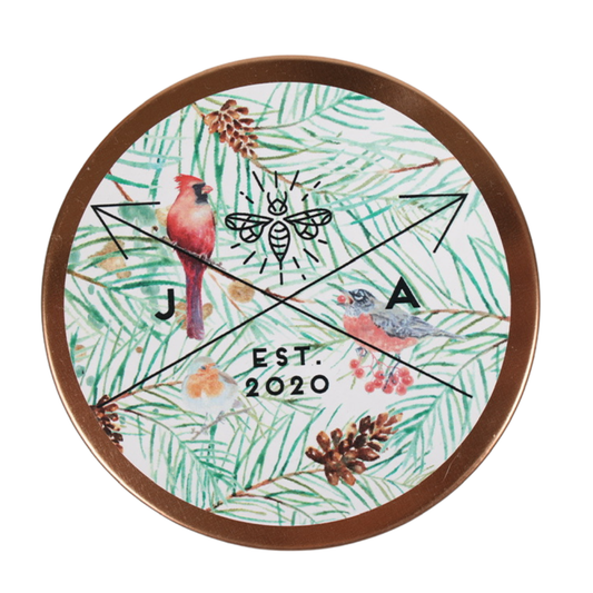 Snowbirds 12 oz Wooden Wick Tumbler Candle