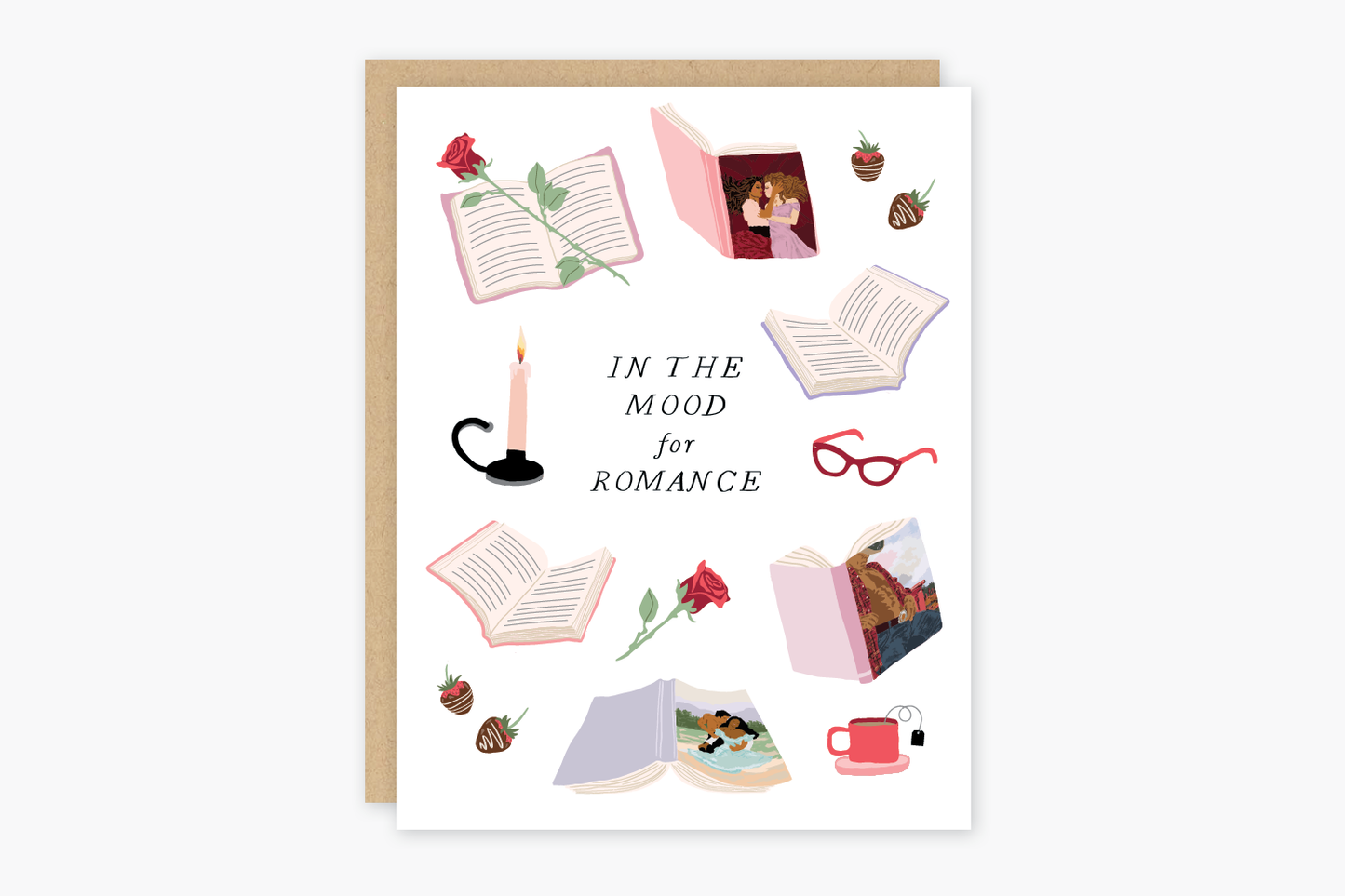 Romance Books Love Card