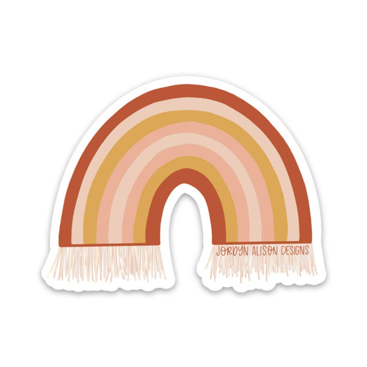 Rainbow Boho, Vinyl Sticker