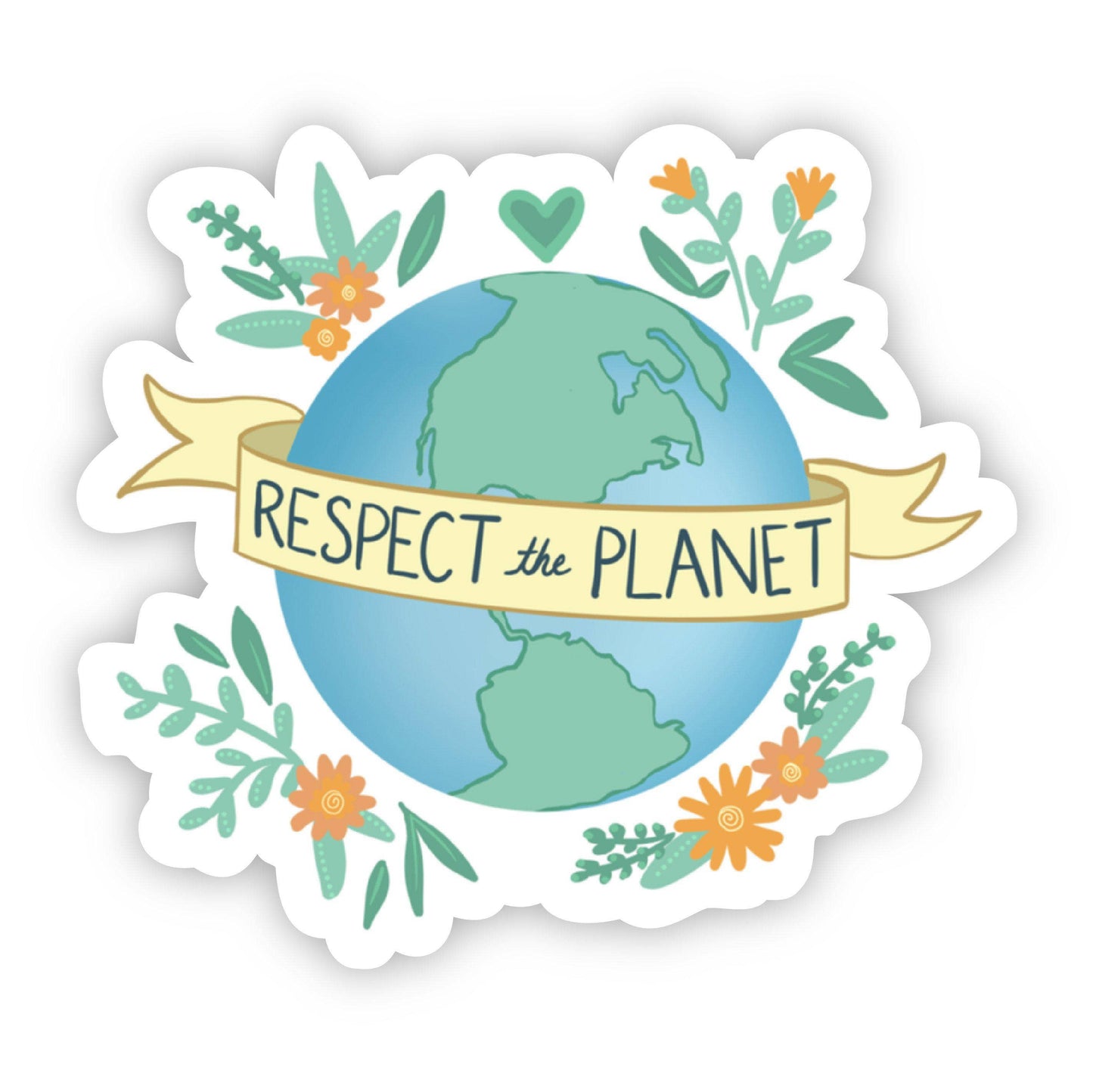 Respect the Planet Sticker