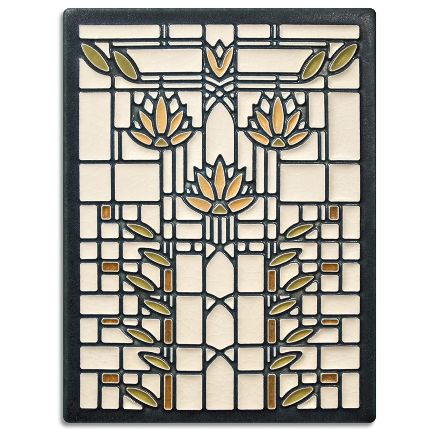 Waterlilies – 6 x 8 art tile