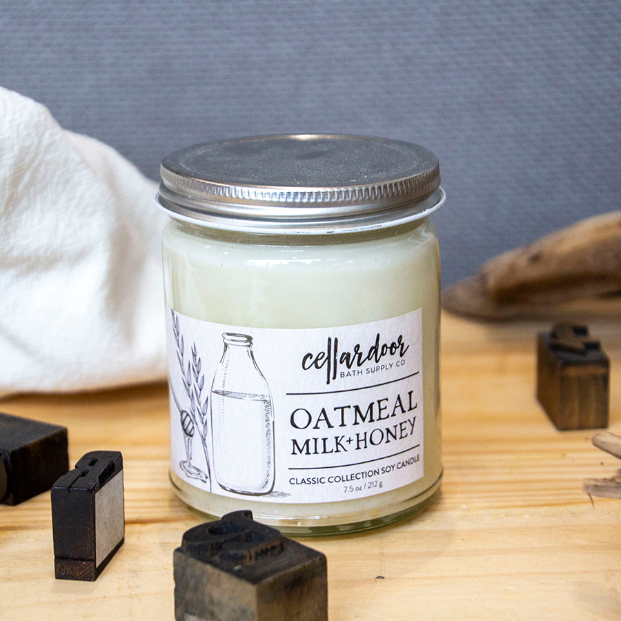 Oatmeal Milk + Honey Soy Candle