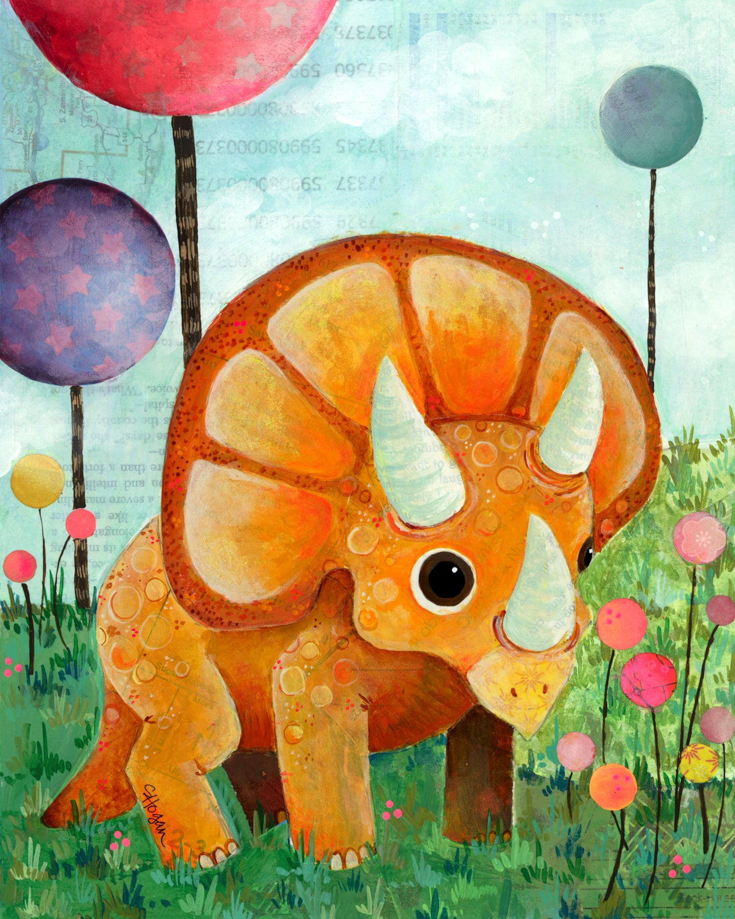 Cera - Fine Art Giclee of Original Acrylic Painting by Steph Joy Hogan Numbered Limited Edition of 250 Size: 8" x 10" Media: Fine Art Giclee on Watercolor Paper