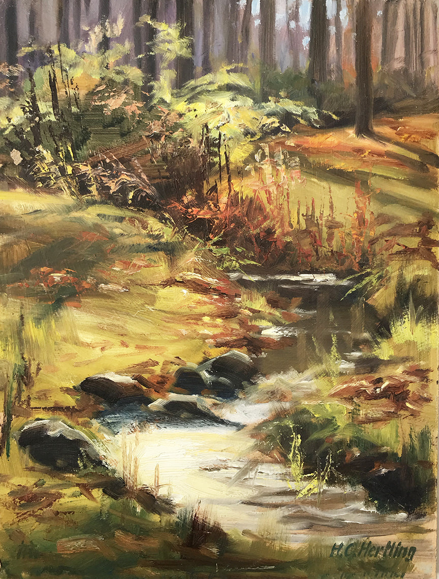 River Rocks - Oil Painting