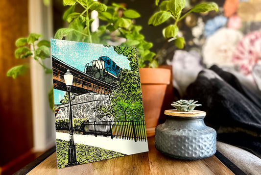 Milford Train Reproduction Print