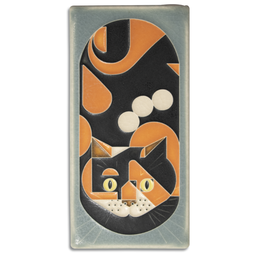 Calico Cat – 4x8 art tile