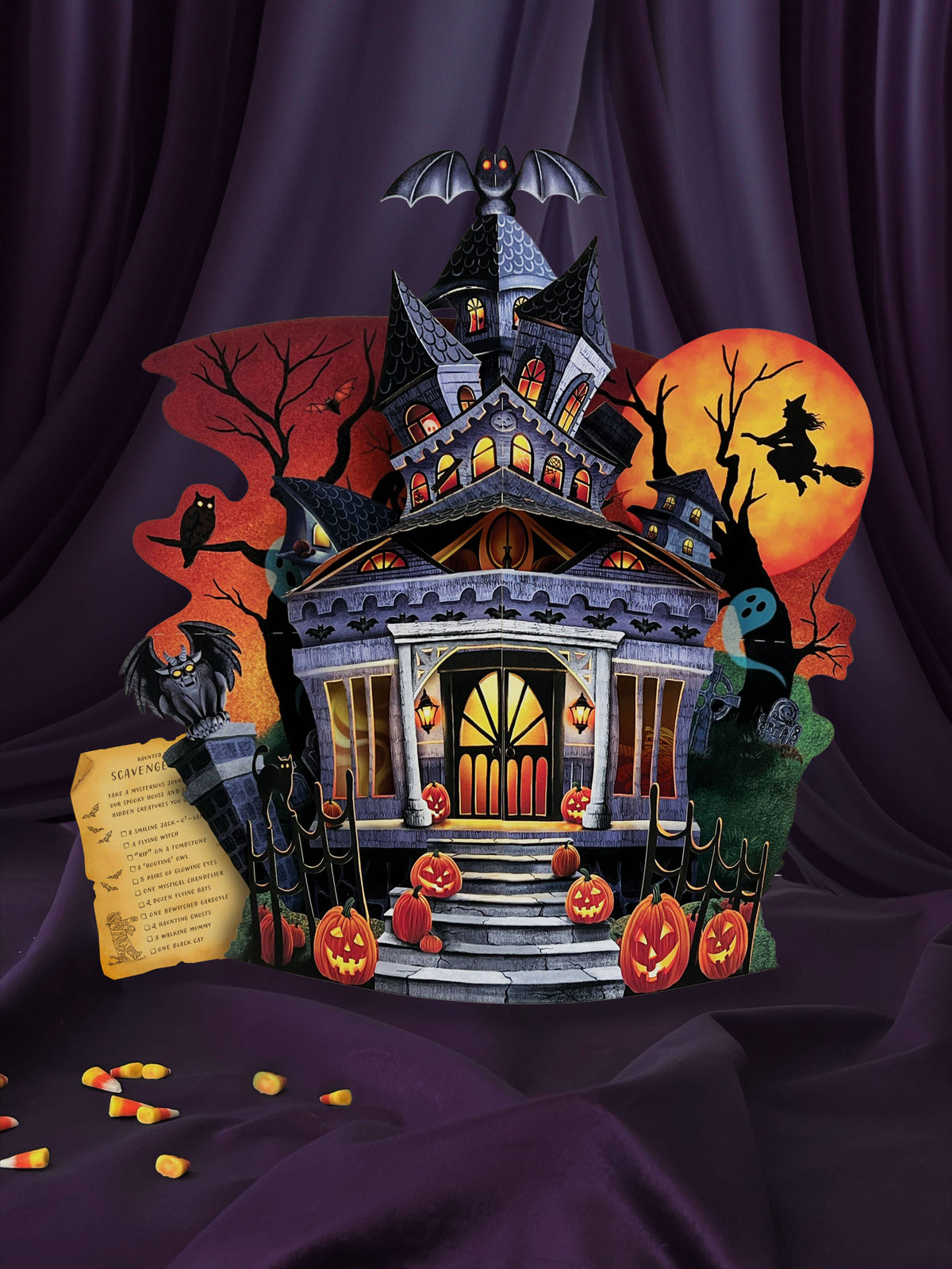 Haunted House Pop-up Greeting Card