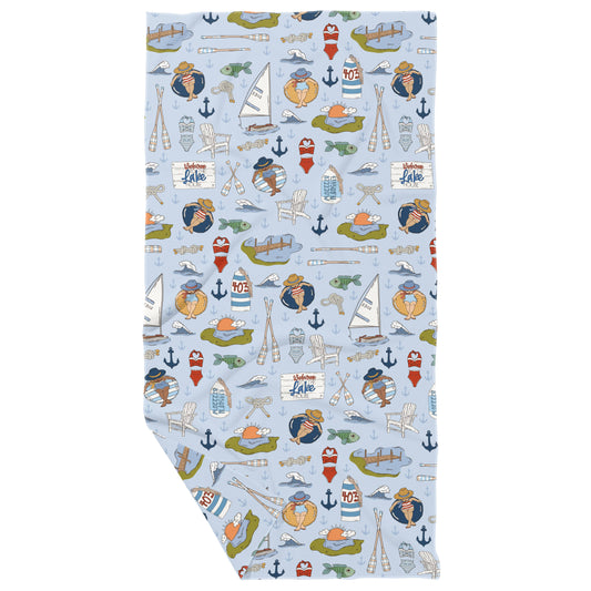 The Lake House Recycled Waffle Dish Towel