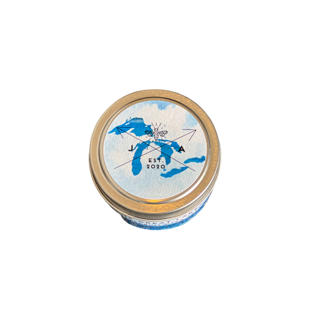 The Great Lakes 4oz Travel Candle - Michigan