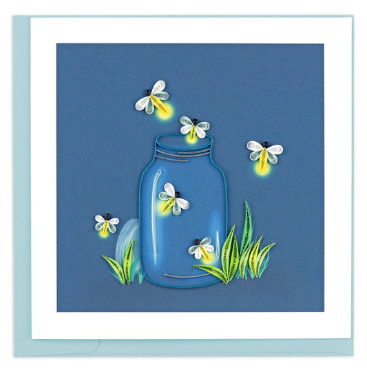 Fireflies Everyday Quilled Card