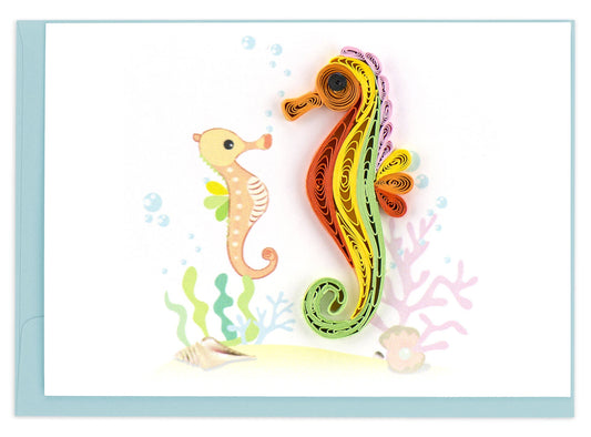 Seahorse Gift Enclosure Mini Card