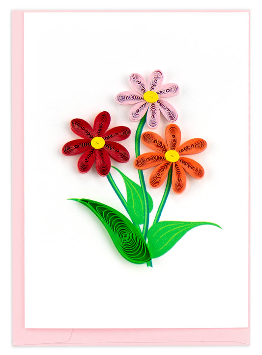 Daisy Gift Enclosure Mini Card