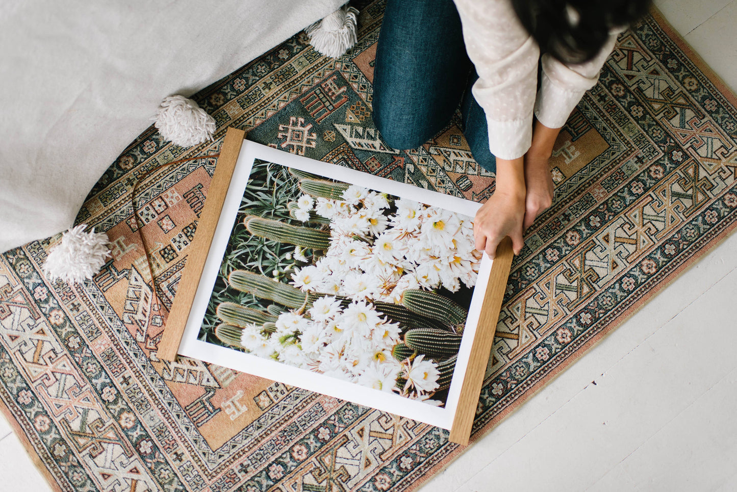 13" MAGNETIC Poster Hanger Frame™: Natural Stain