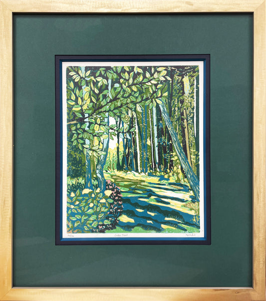 Cedar Trail Original Block Print - Special Edition