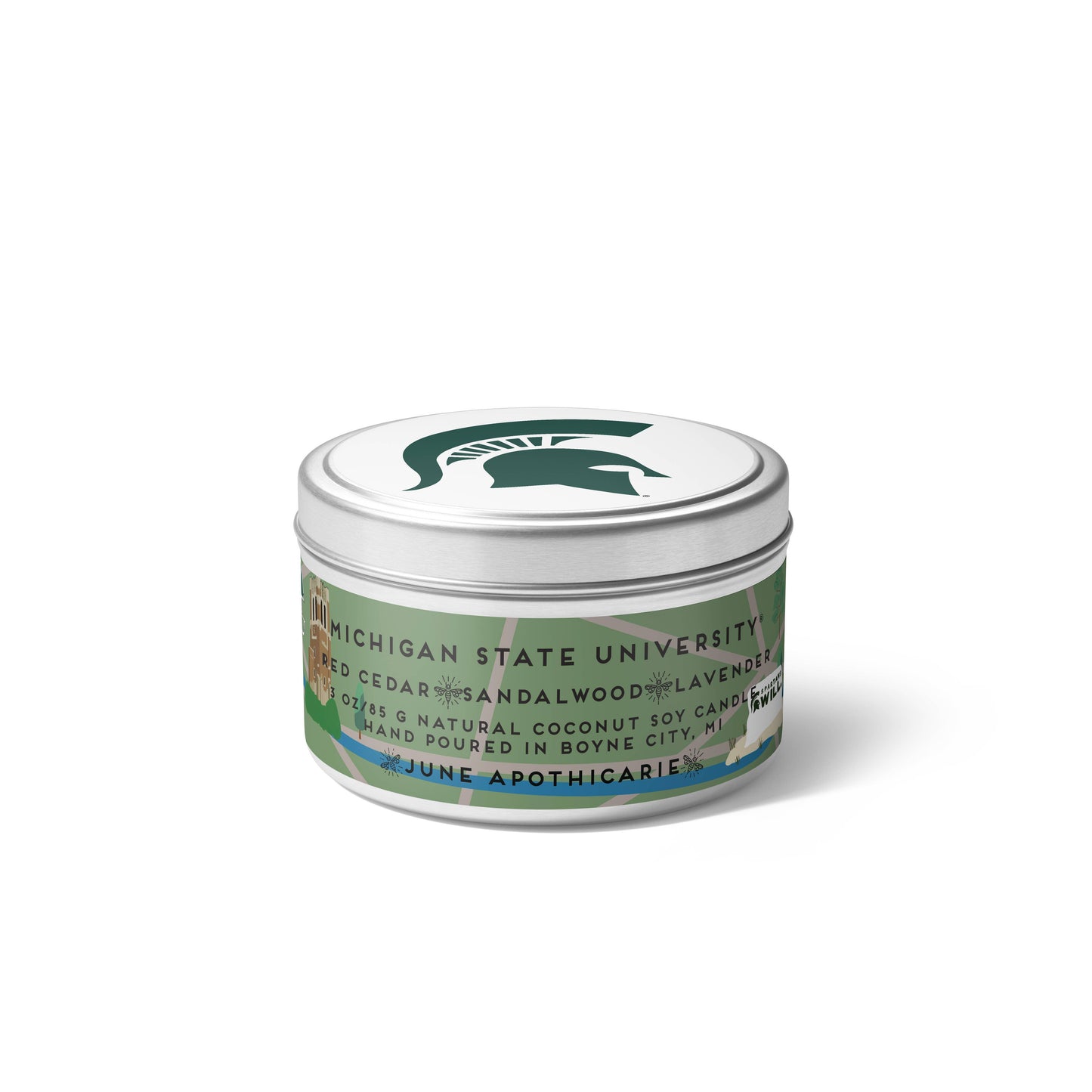 Michigan State University® 4 oz Travel Candle