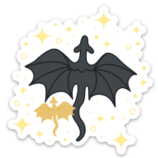 Fourth Wing Dragons Sticker