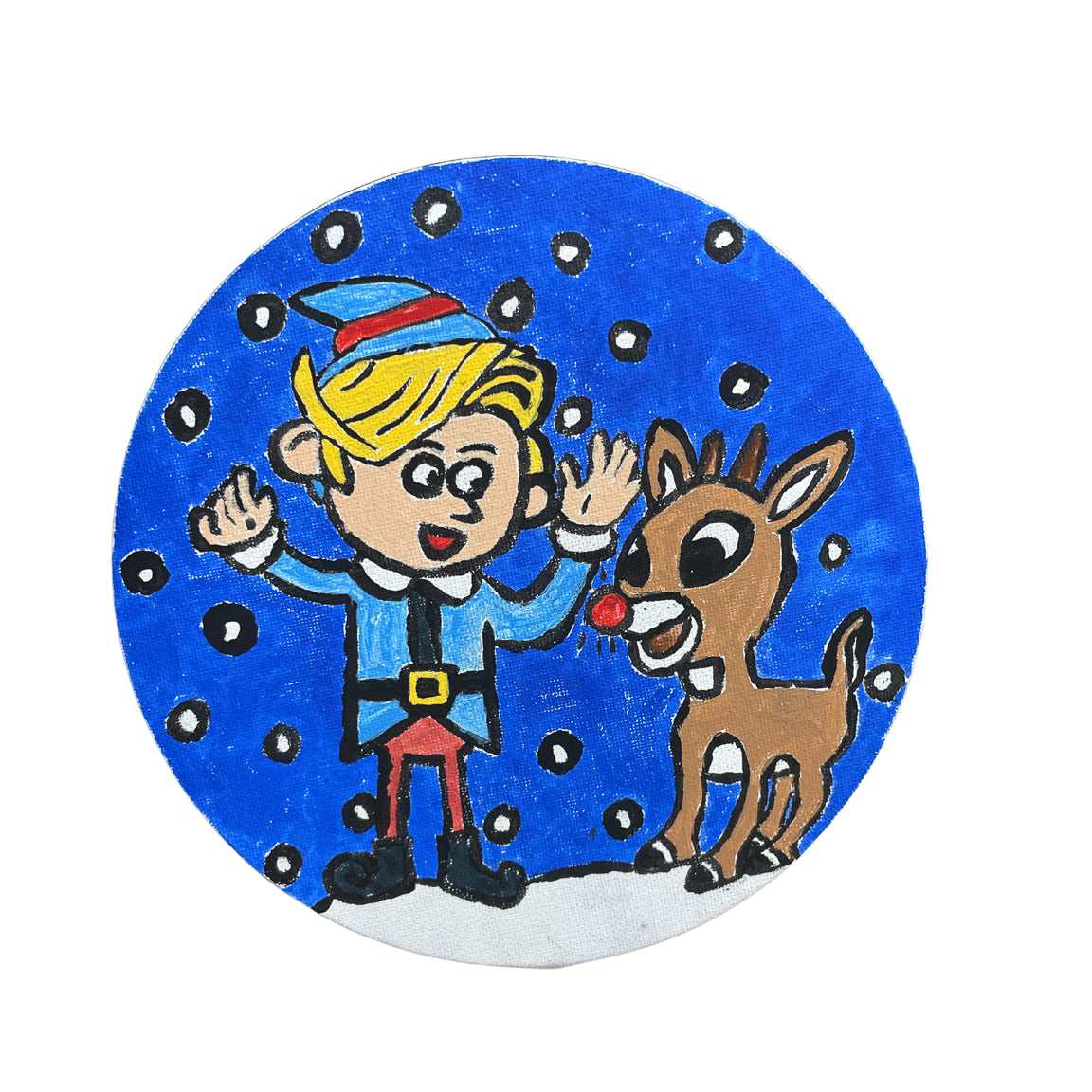 2025 Holiday Paintings by the Peacock Art Club