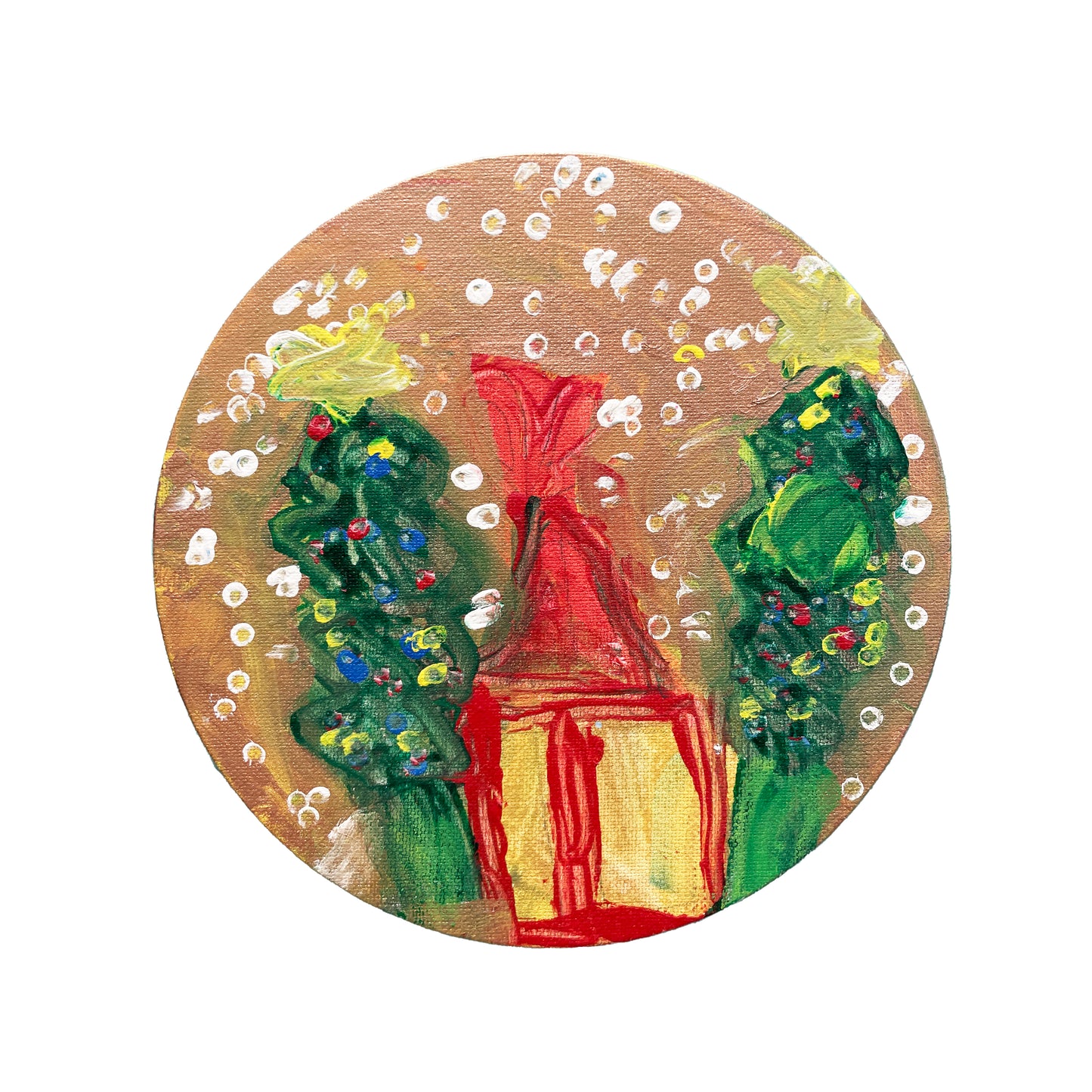 2025 Holiday Paintings by the Peacock Art Club