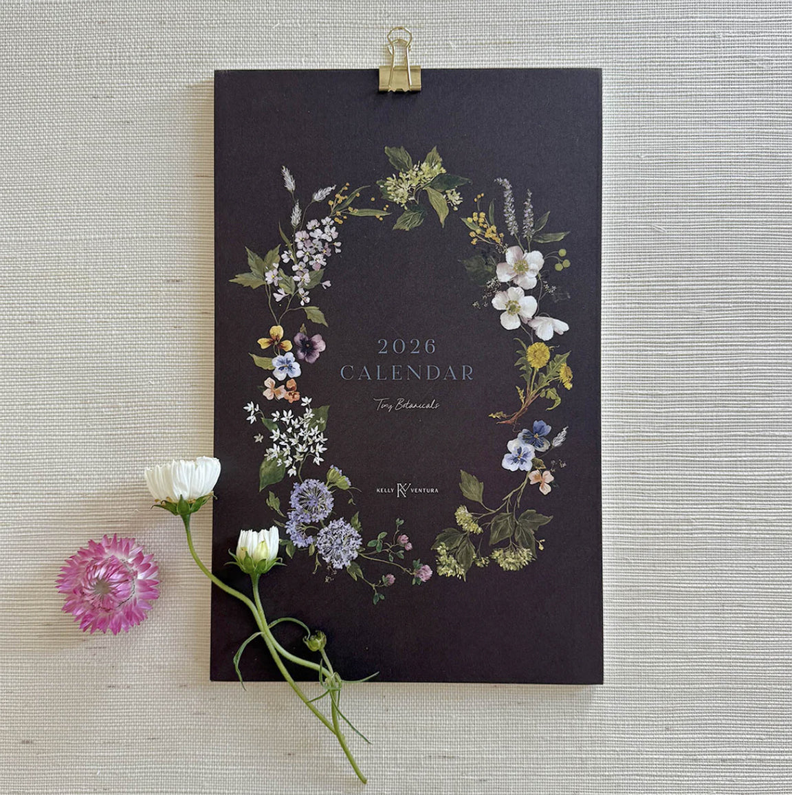 2026 Tiny Botanicals Calendar by Kelly Ventura