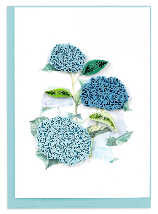 Wild Hydrangea Gift Enclosure Mini Card